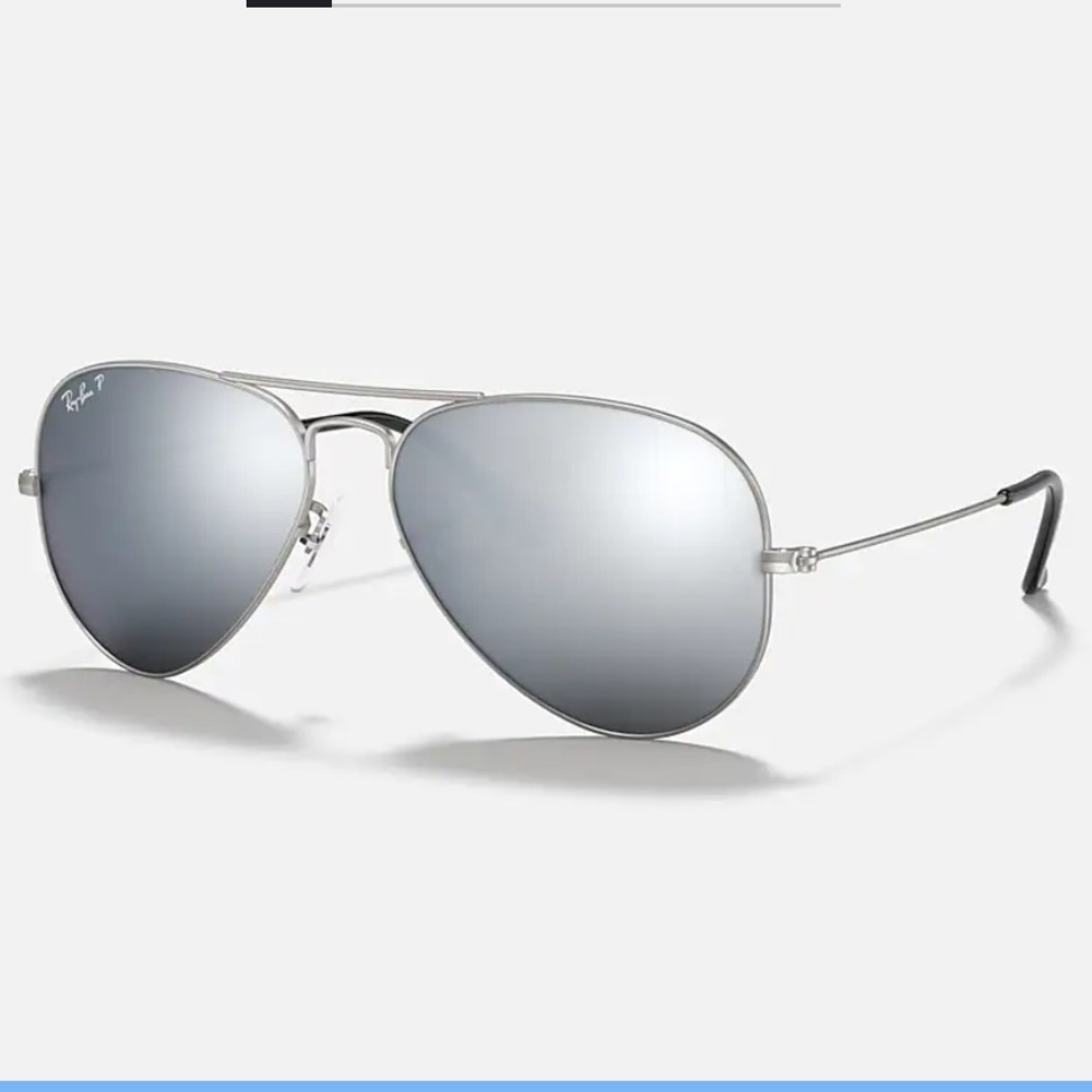 Ray-Ban Aviator Polarized Mirror Sunglasses RB3025 - Picture 11 of 13